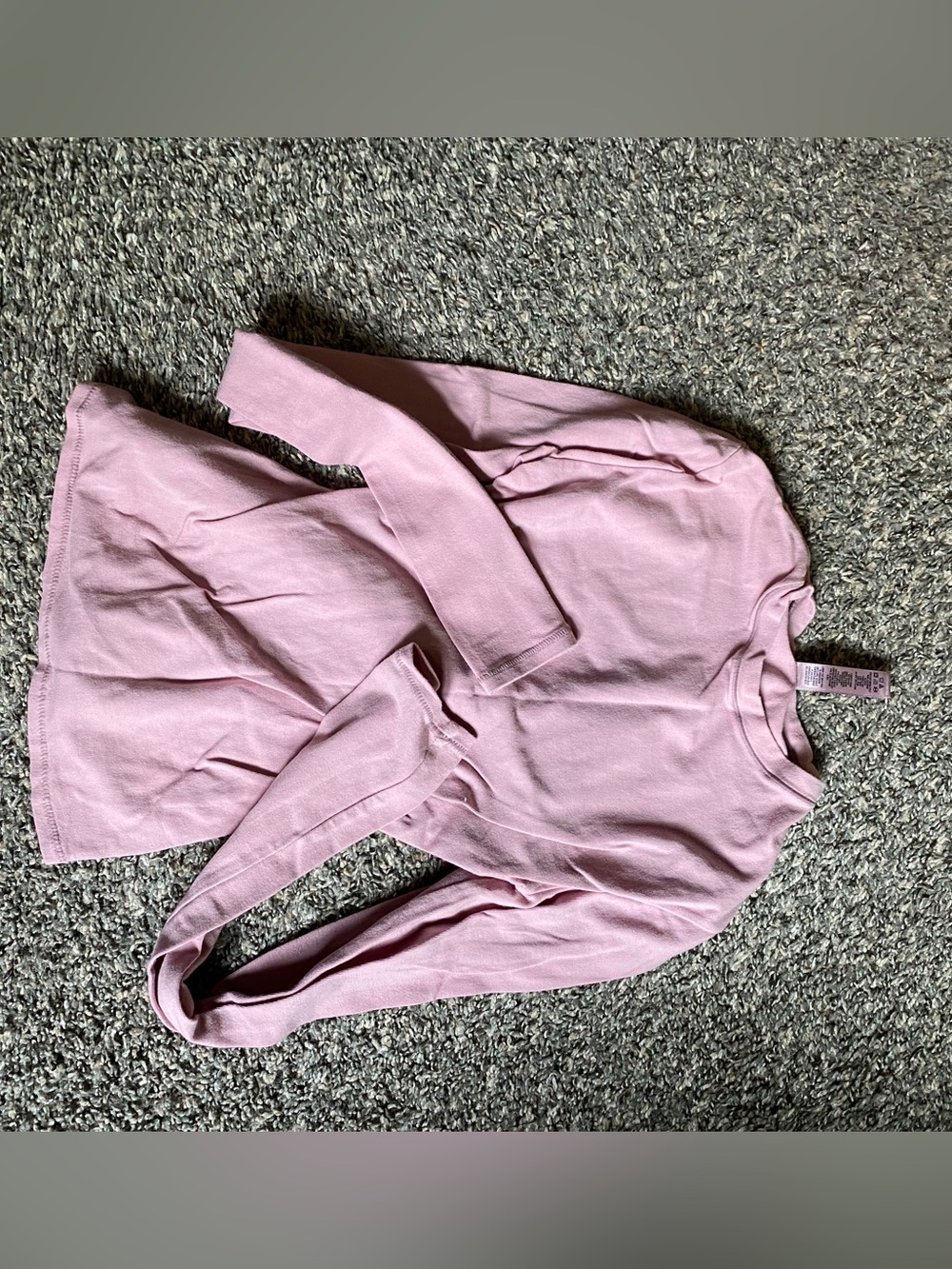skims pink cotton jersey longsleeve